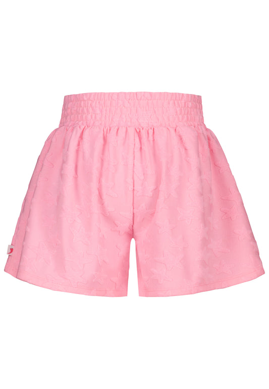 Salt and Pepper Sweatshorts Sterne Frottee flamingo pink - Musterteil