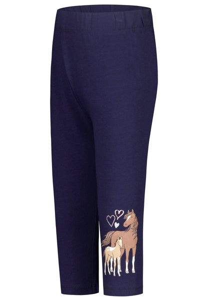 Salt and Pepper Caprilegging Pferde true navy - Musterteil