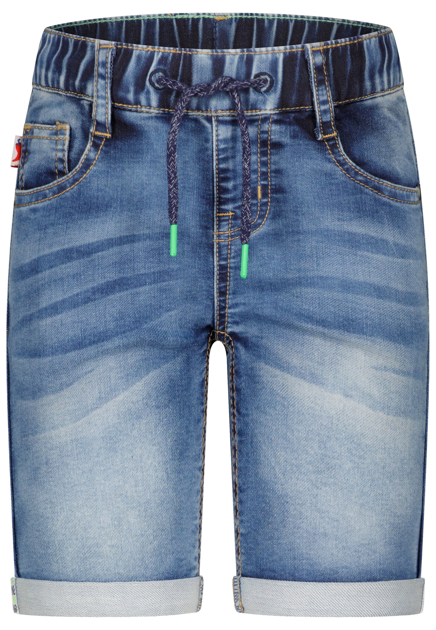 Salt and Pepper Basic Jeansshorts mid blue - Musterteil