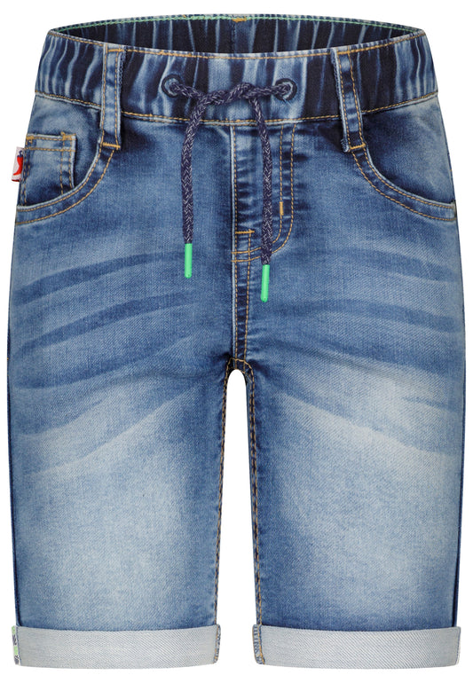 Salt and Pepper Basic Jeansshorts mid blue - Musterteil