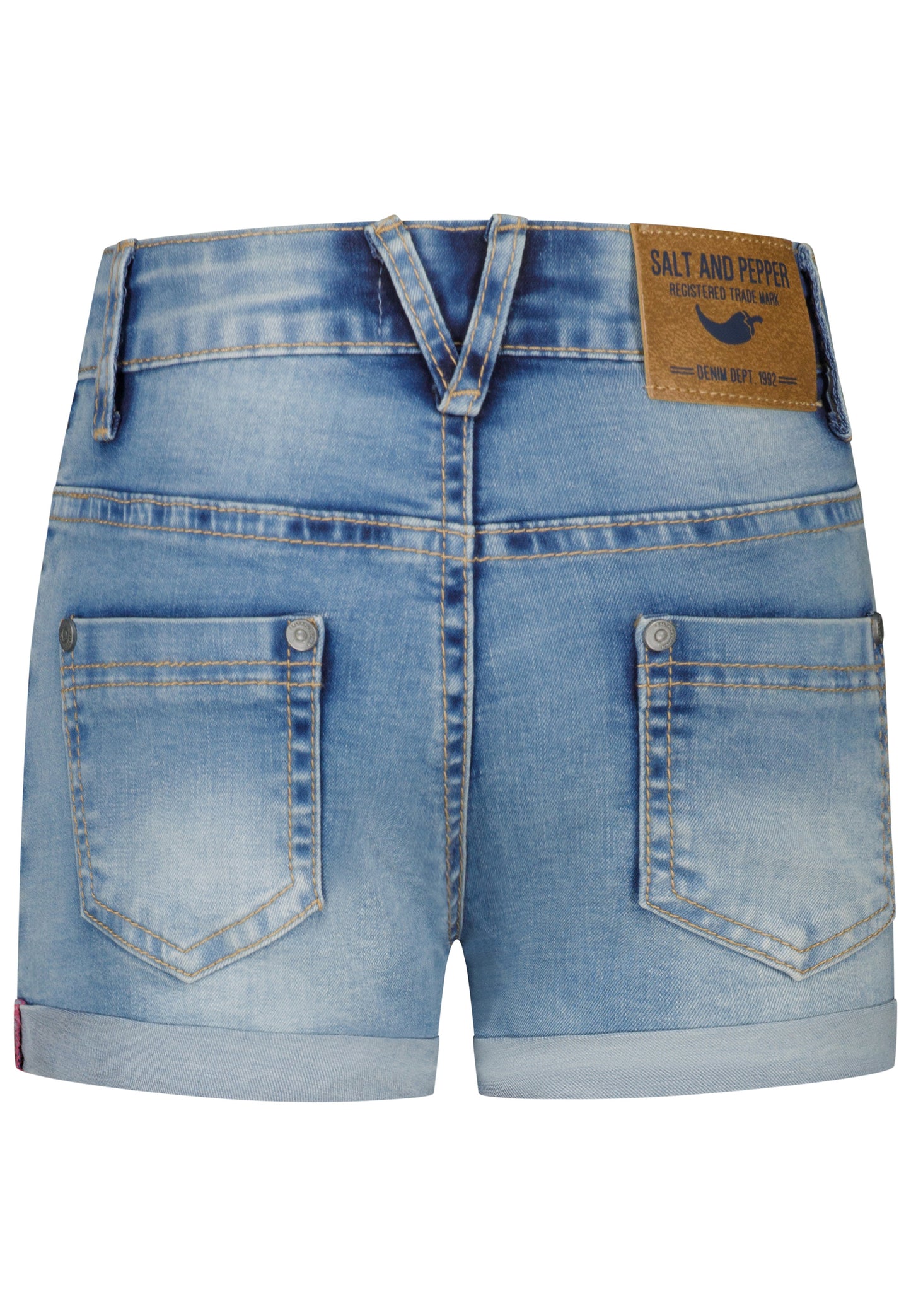Salt and Pepper Jeansshorts Pferd / Schmetterling mid blue