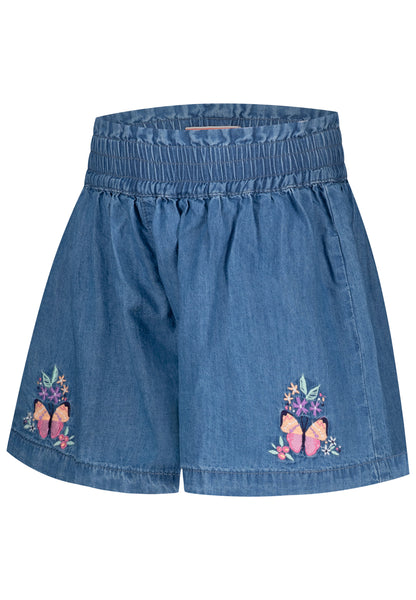 Salt and Pepper Jeansshorts Schmetterling light blue - Musterteil