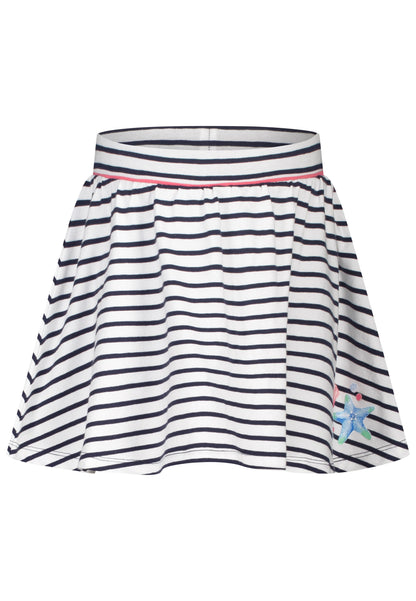 Salt and Pepper Skort (Rockshort) Muscheln Streifen true navy - Musterteil