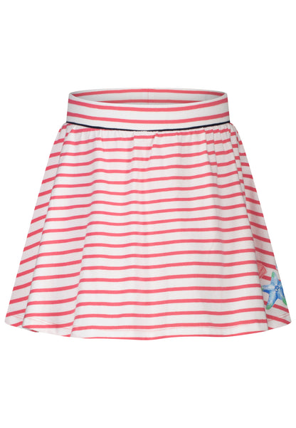 Salt and Pepper Skort (Rockshort) Muscheln Streifen shocking pink - Musterteil