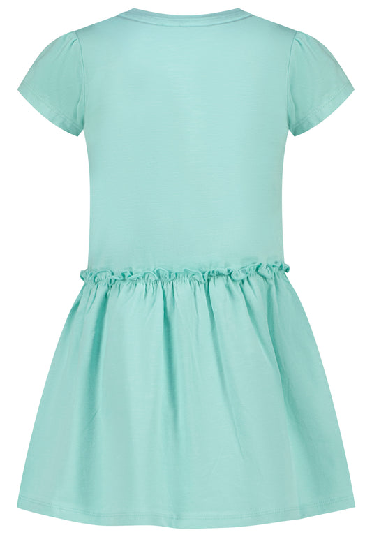 Salt and Pepper Shirtkleid Vogel Kolibri opal green - Musterteil