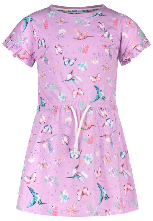 Salt and Pepper Shirtkleid Pferde allover bright orchid - Musterteil