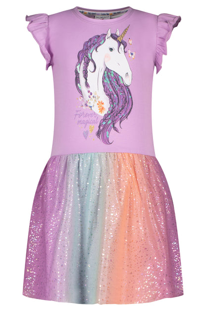 Salt and Pepper Shirtkleid Einhorn bright orchid - Musterteil