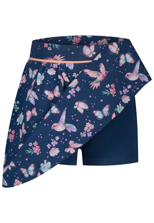 Salt and Pepper Skort (Rockshort) Schmetterlinge ink blue