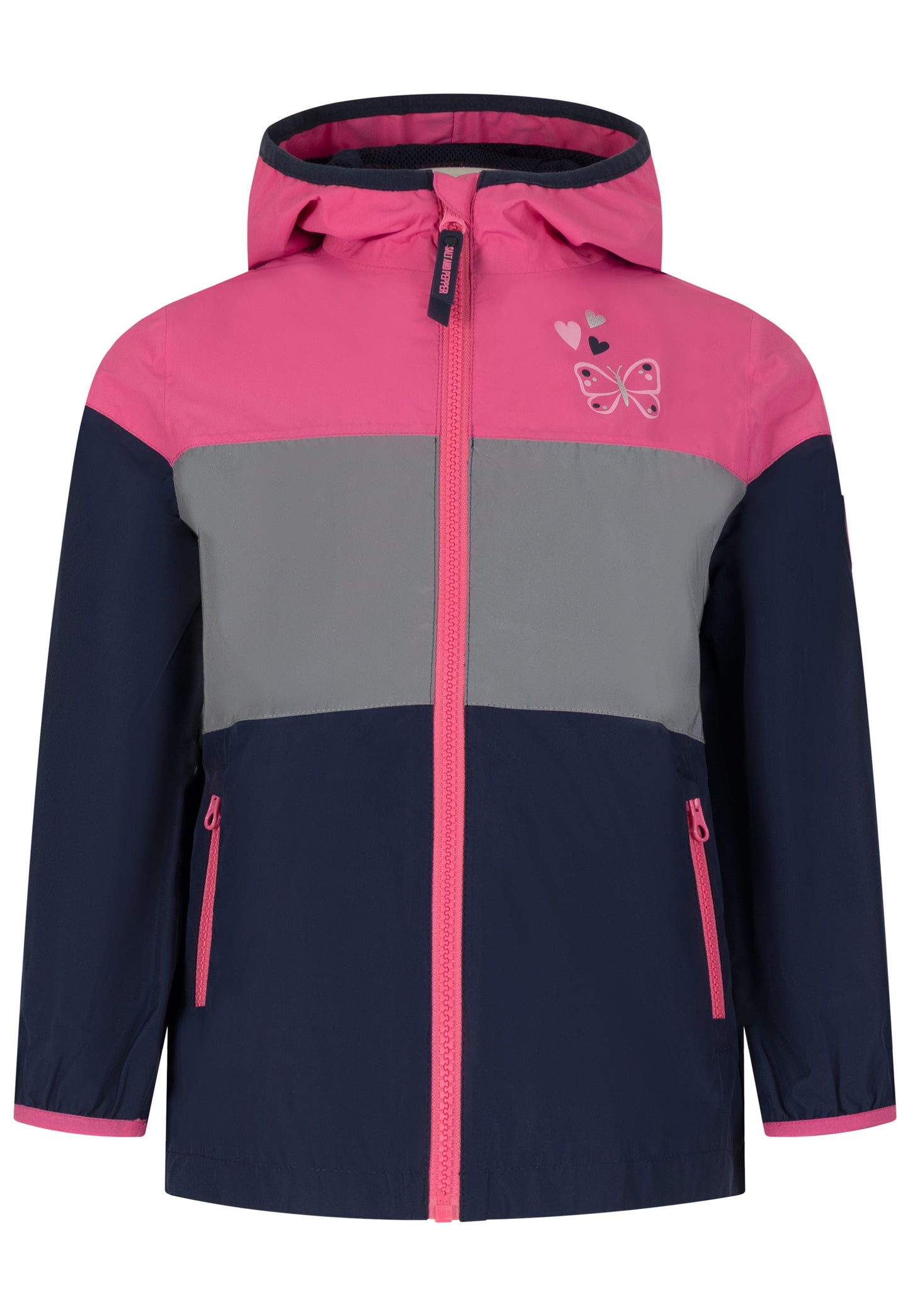 Salt and Pepper Sommerjacke / Windjacke Pferd azalea pink - Musterteil