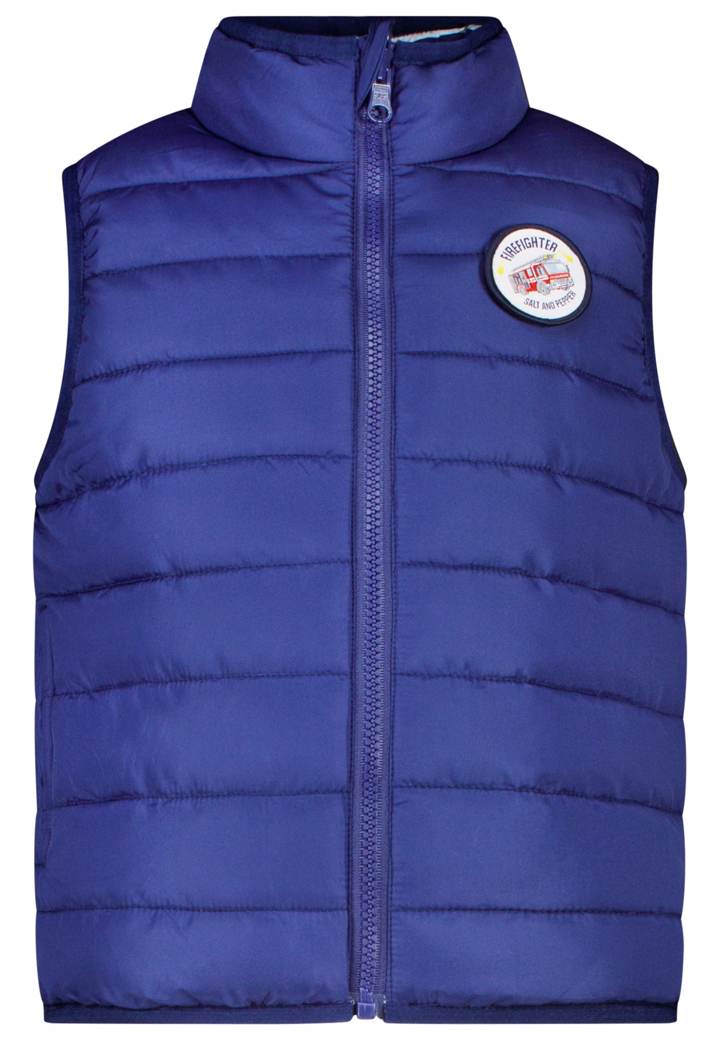 Salt and Pepper Wende-Steppweste Feuerwehr true navy - Musterteil 26