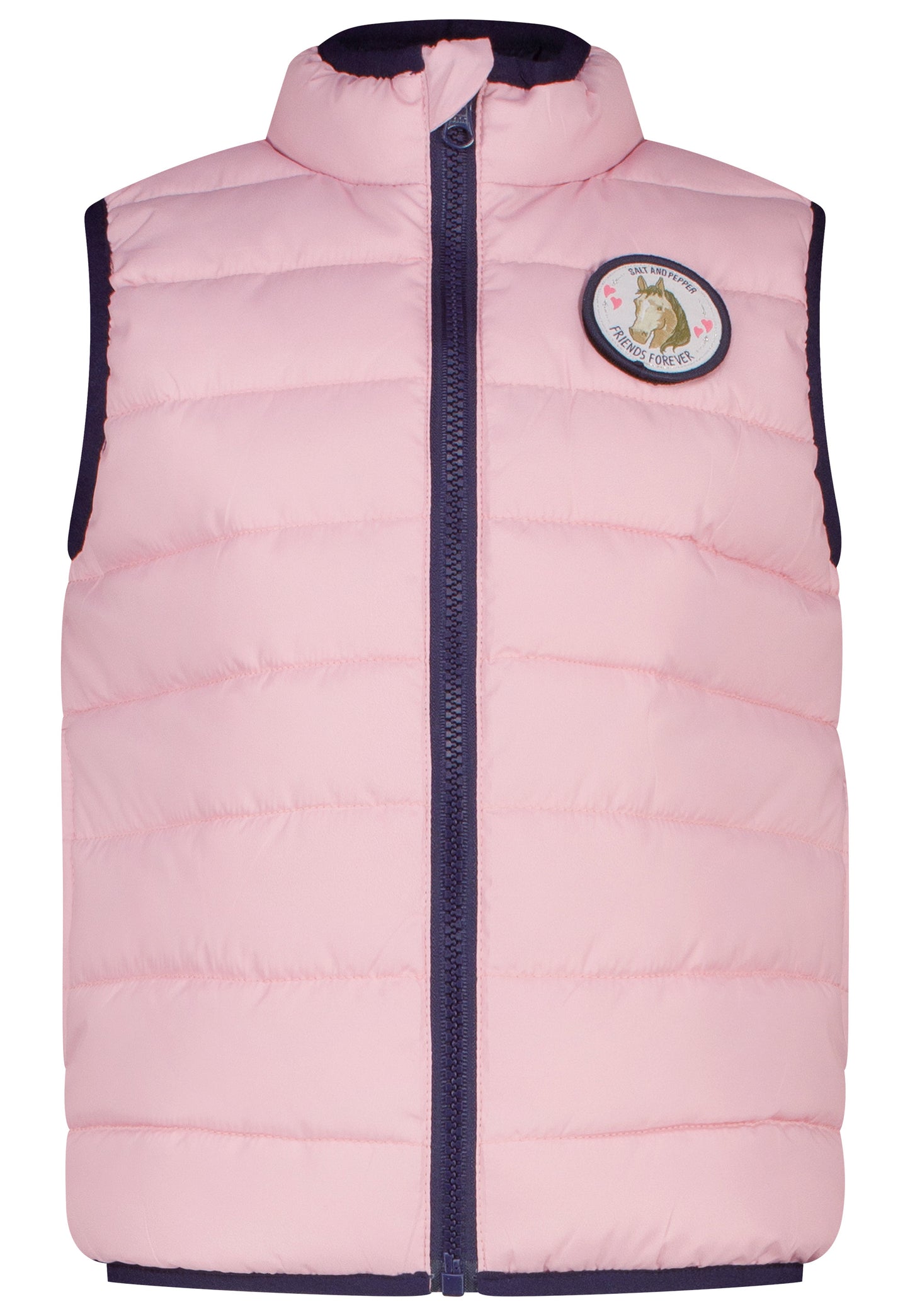 Salt and Pepper Wende-Steppweste Pferd / Schmetterling sweet rose - Musterteil 26