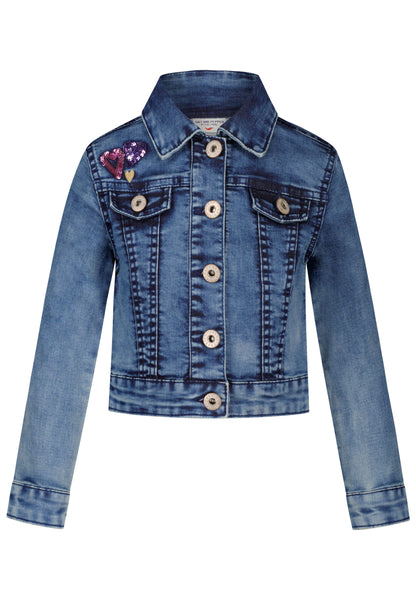 Salt and Pepper Jeansjacke Pferdekopf light blue - Musterteil