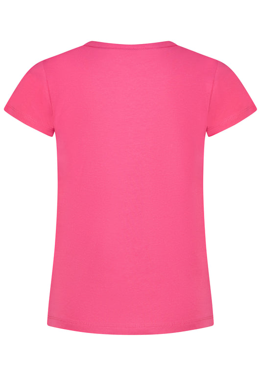 Salt and Pepper T-Shirt Regenbogen shocking pink
