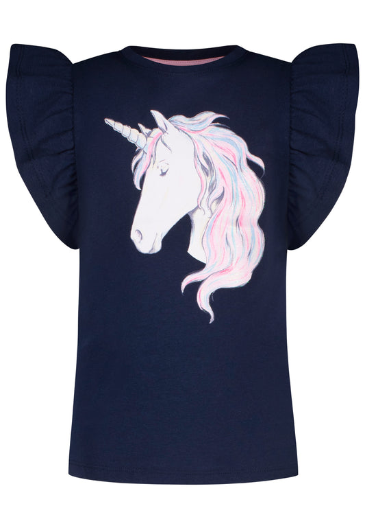 Topo T-Shirt Einhorn true navy - Musterteil