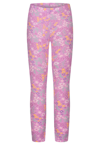 Topo Legging Blümchen misty mauve - Musterteil