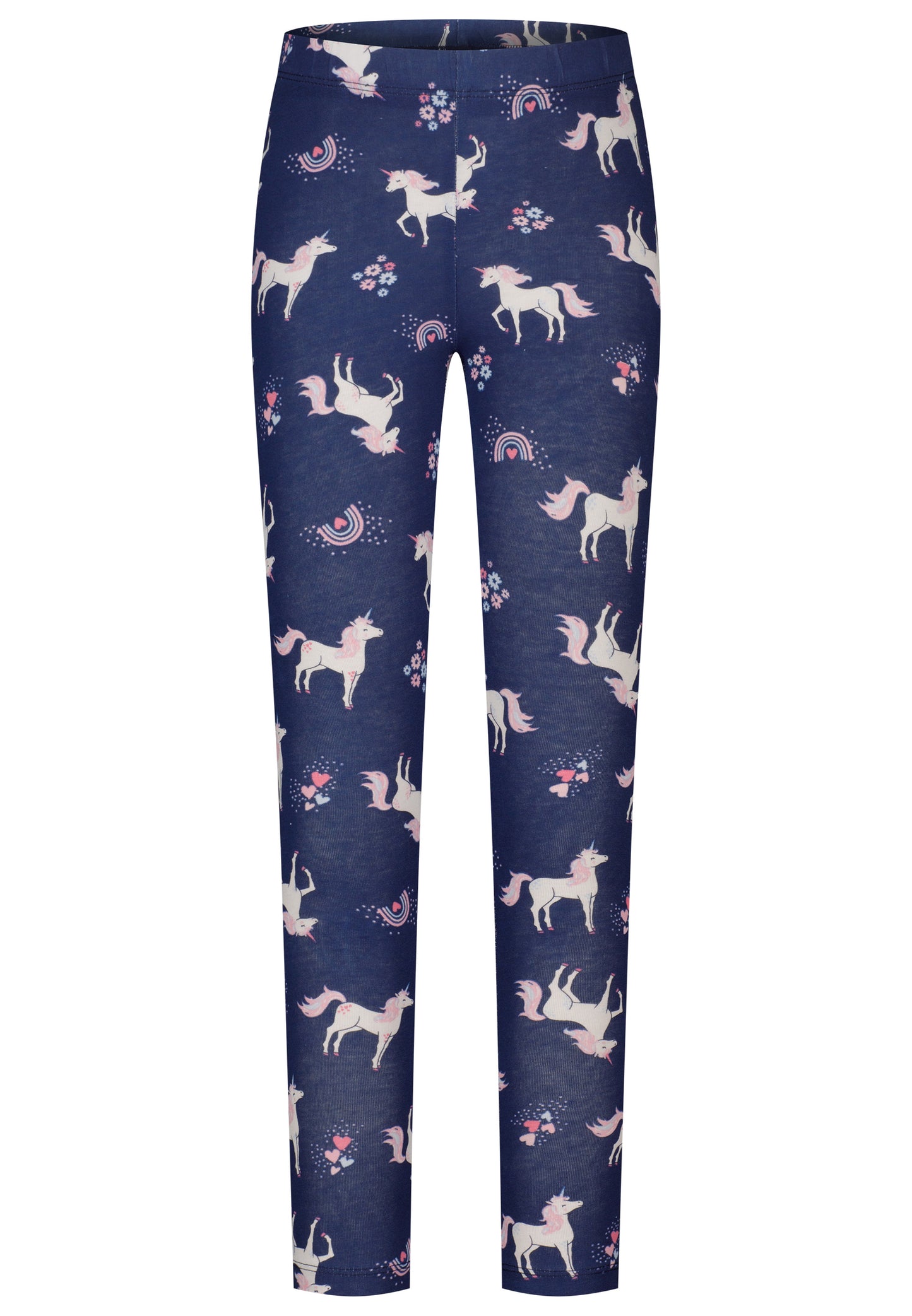 Topo Legging Einhorn allover true navy - Musterteil