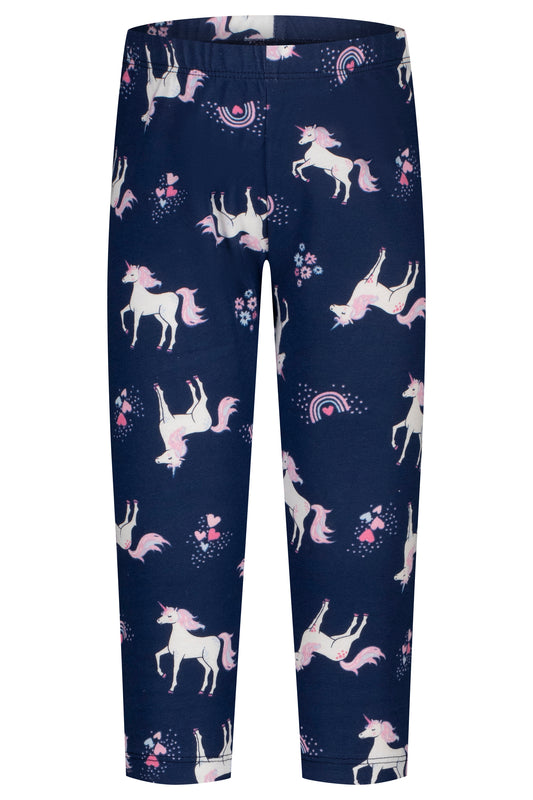 Topo Caprilegging Einhorn allover true navy - Musterteil