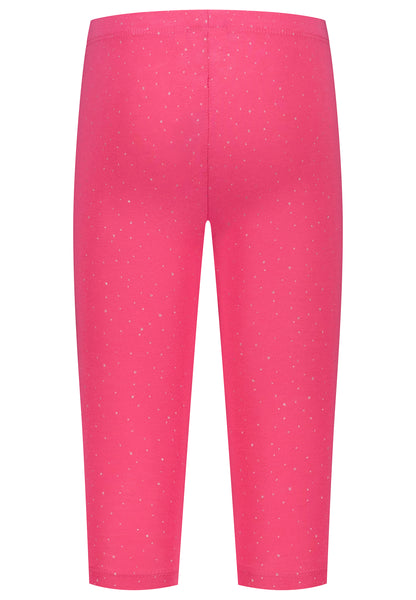 Topo Basic Caprilegging Glitzerpünktchen shocking pink - Musterteil