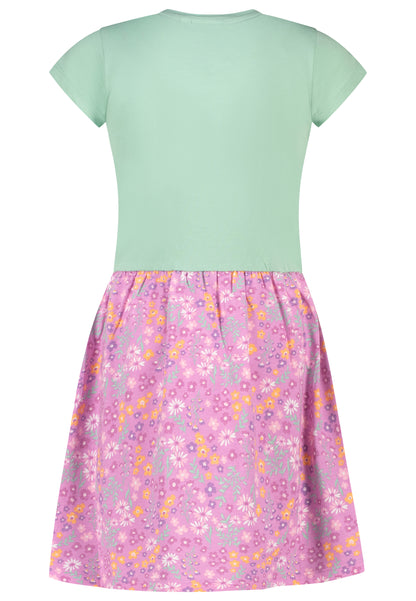 Topo Kleid mit Tasche lichen green - Musterteil