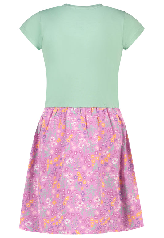 Topo Kleid mit Tasche lichen green - Musterteil