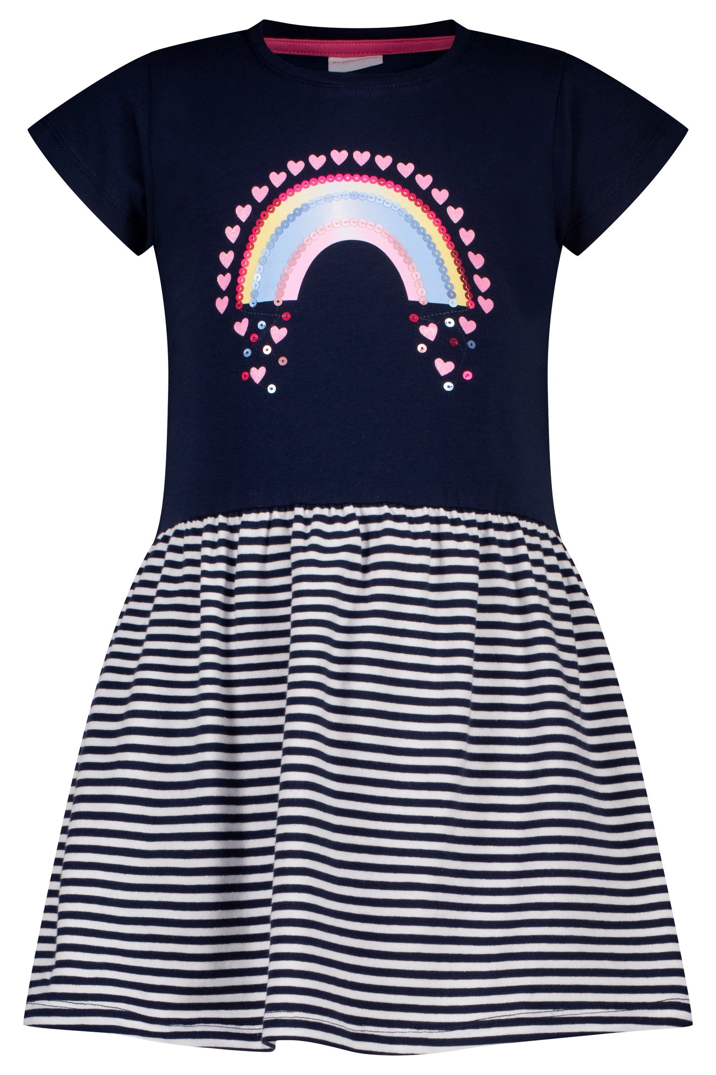 Salt and Pepper Shirtkleid Regenbogen true navy