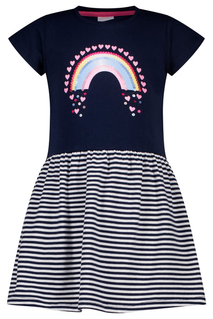 Salt and Pepper Shirtkleid Regenbogen true navy