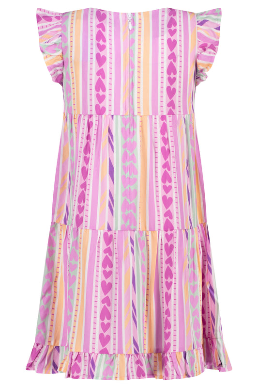 Topo Shirtkleid Streifen multicolor - Musterteil