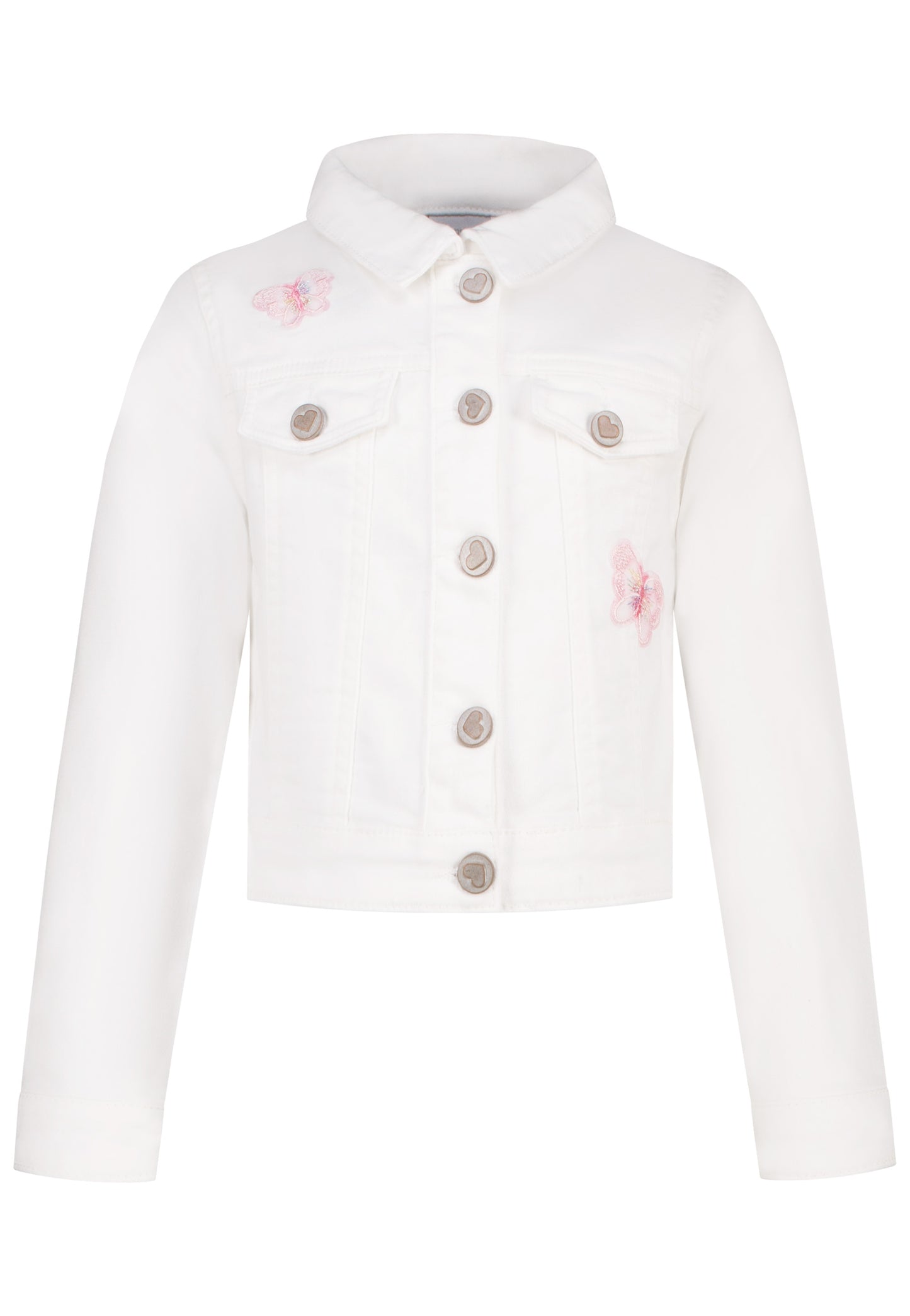 Salt and Pepper Jeansjacke Schmetterling off white - Musterteil