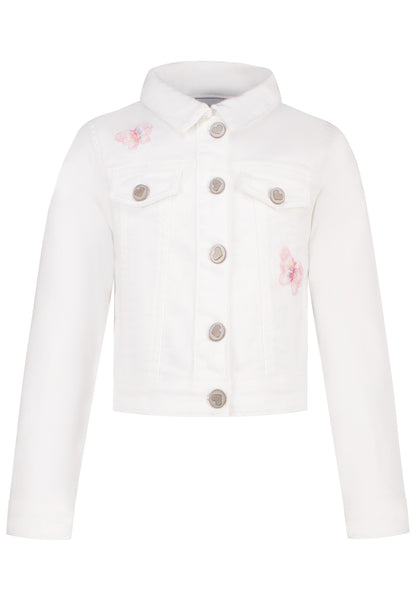 Salt and Pepper Jeansjacke Schmetterling off white - Musterteil
