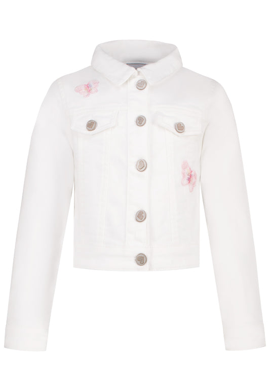 Salt and Pepper Jeansjacke Schmetterling off white - Musterteil