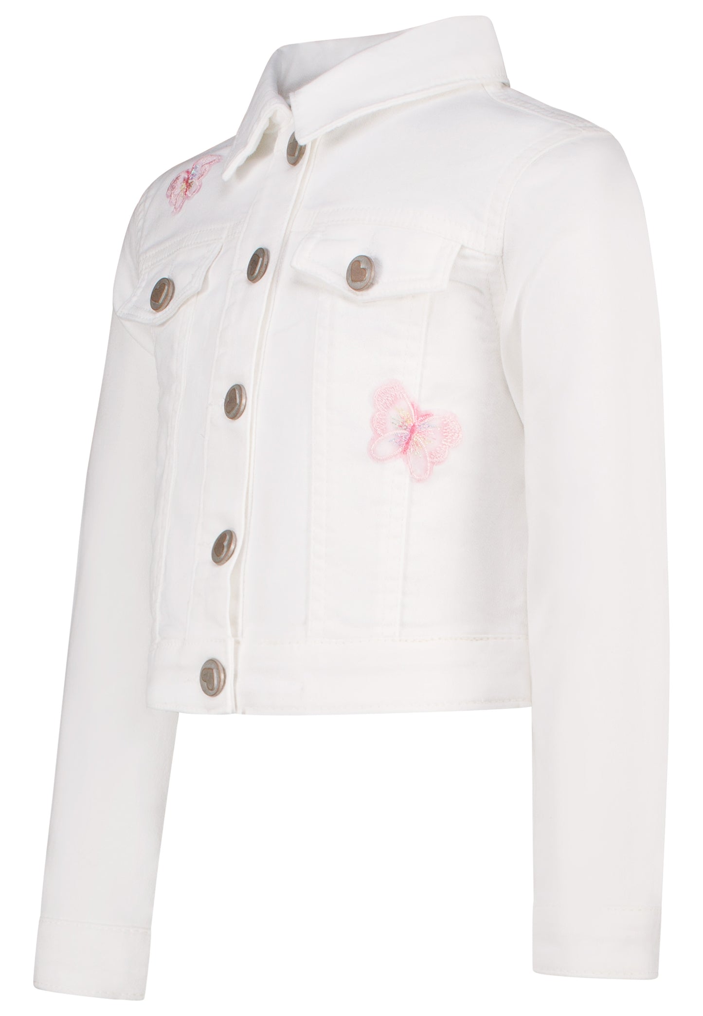 Salt and Pepper Jeansjacke Schmetterling off white - Musterteil