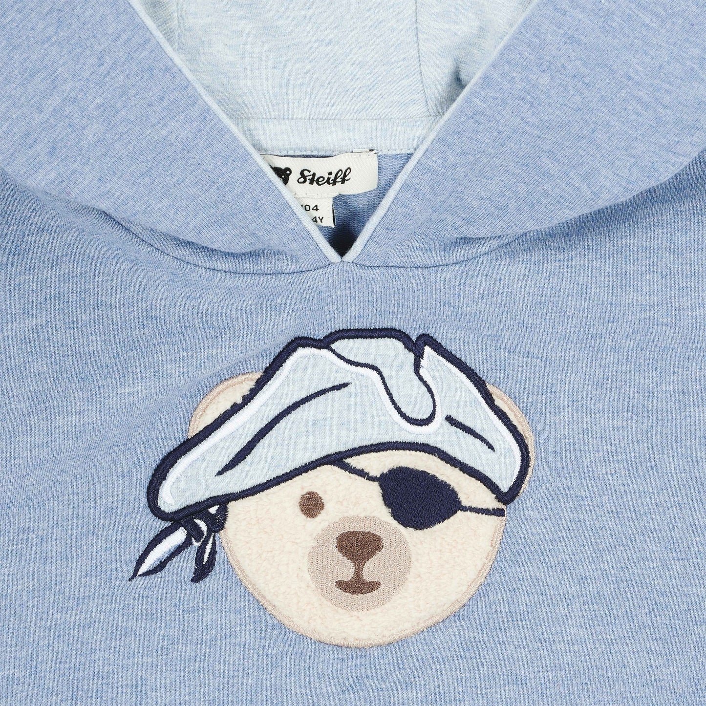 Steiff Kapuzensweat Piratenteddy bijou blue