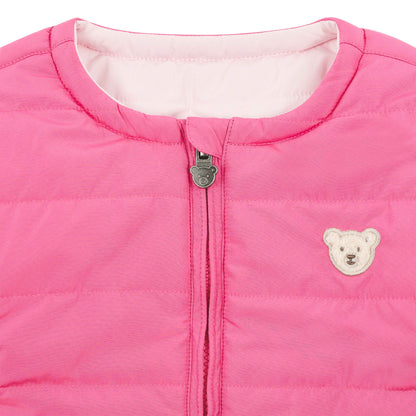 Steiff Wendejacke (Übergang) Teddykopf hot pink