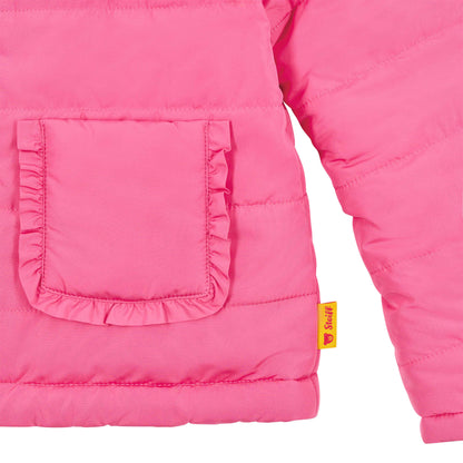 Steiff Wendejacke (Übergang) Teddykopf hot pink