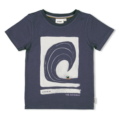 STURDY T-Shirt The Getaway indigo