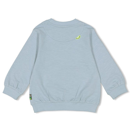 STURDY Sweatshirt Gone Surfing light blue