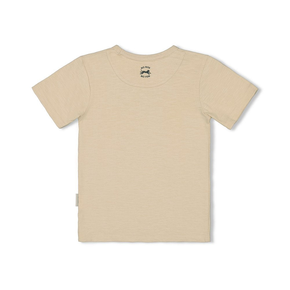 STURDY T-Shirt Checkmate Leopard sand