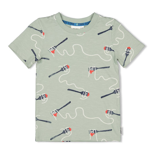 STURDY T-Shirt The Good Life allover minze