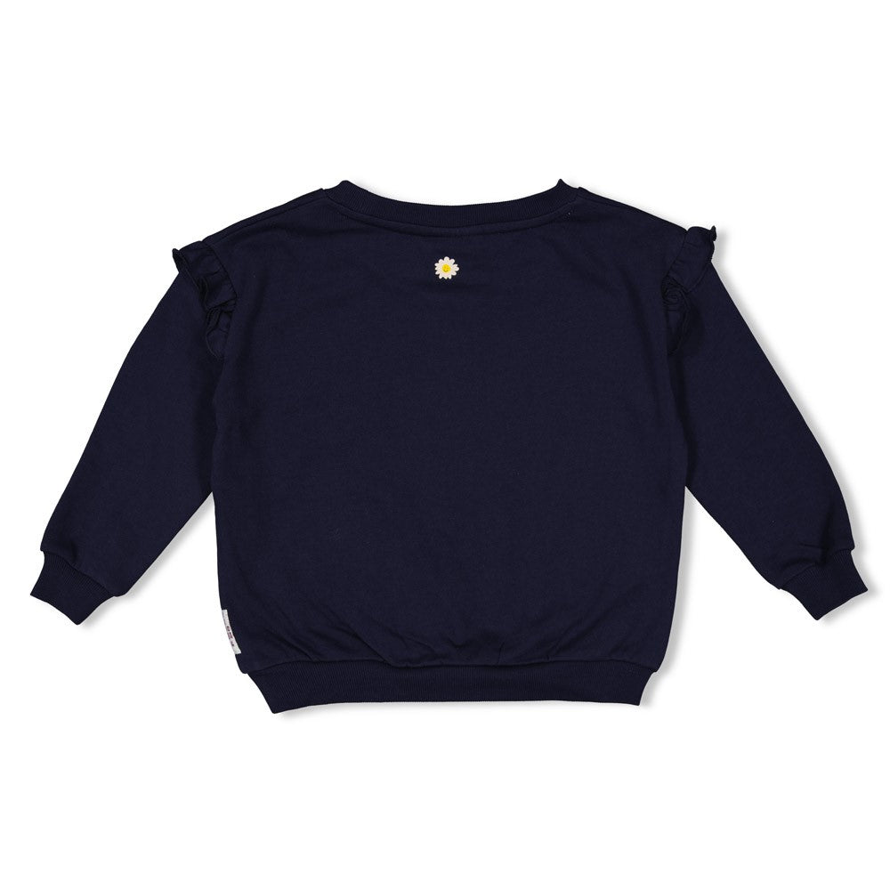 JUBEL Sweatshirt Rolling into spring Blume navy
