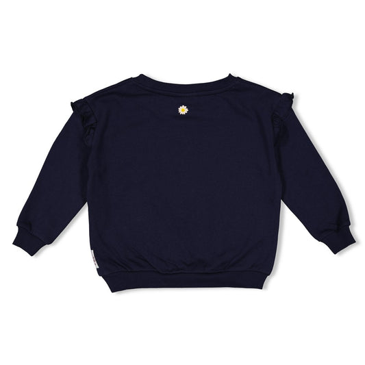JUBEL Sweatshirt Rolling into spring Blume navy