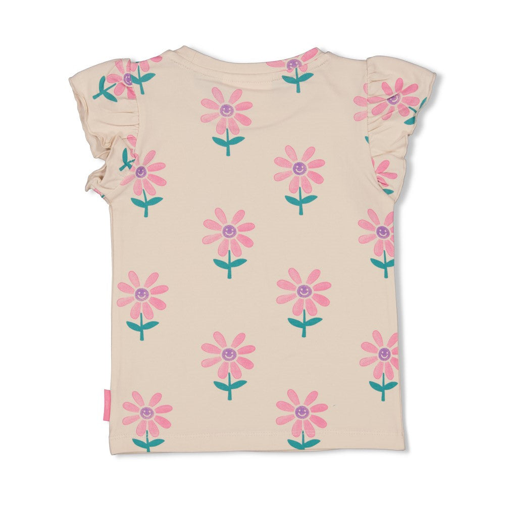 JUBEL T-Shirt Rolling into spring allover natur