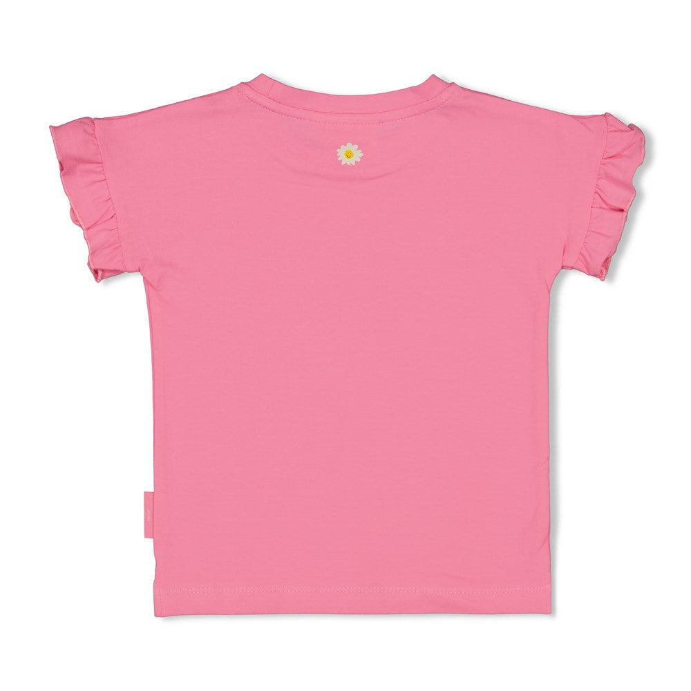 JUBEL T-Shirt Rolling into spring pink