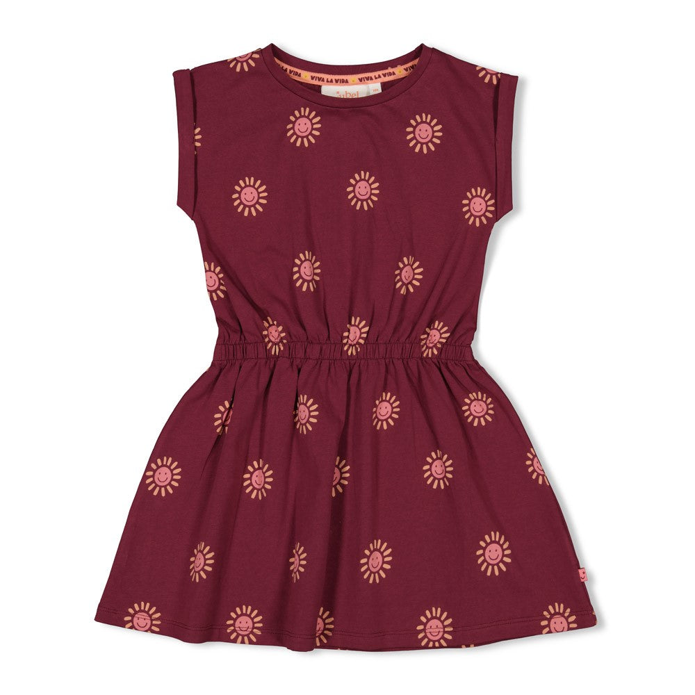 JUBEL Kleid Salsa Sunset Sonne bordeaux