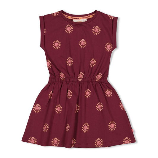 JUBEL Kleid Salsa Sunset Sonne bordeaux