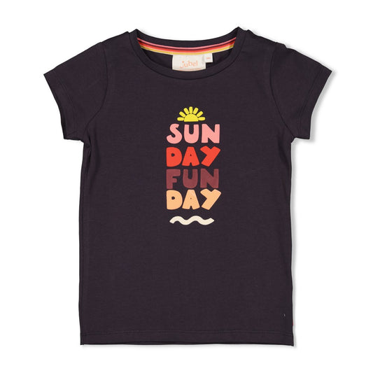 JUBEL T-Shirt Salsa Sunset Fun Day anthrazit