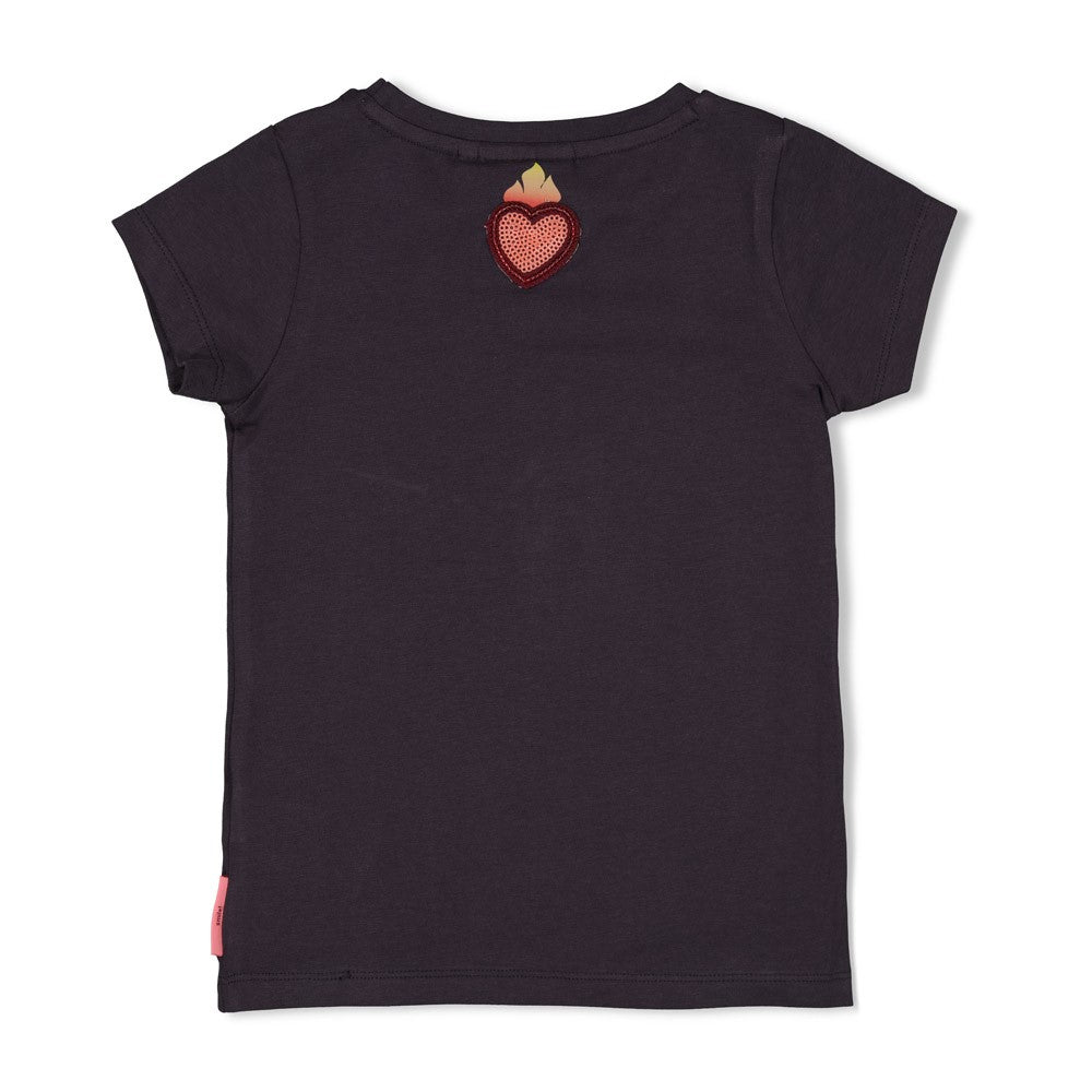 JUBEL T-Shirt Salsa Sunset Fun Day anthrazit