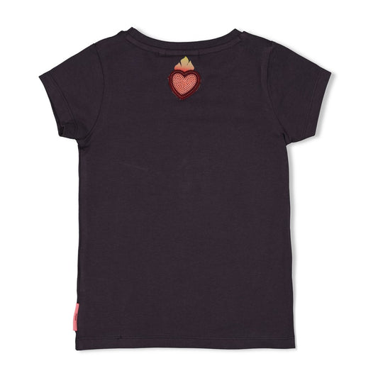 JUBEL T-Shirt Salsa Sunset Fun Day anthrazit