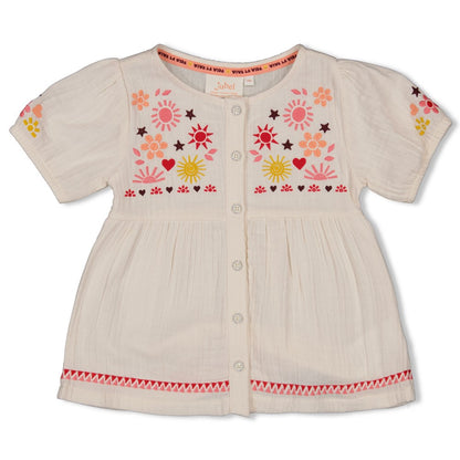 JUBEL Bluse Salsa Sunset Musselin natur