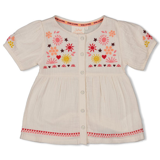 JUBEL Bluse Salsa Sunset Musselin natur
