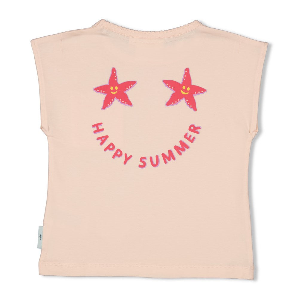 JUBEL T-Shirt Lazy Lagoon Rückenprint hell rosa